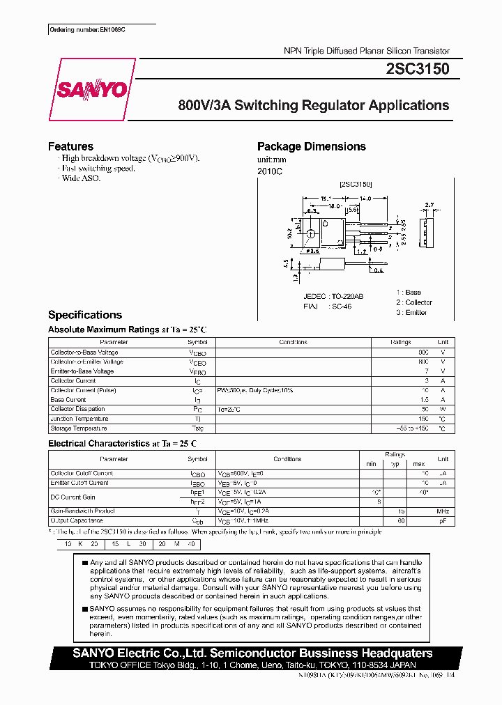 2SC3150_306896.PDF Datasheet