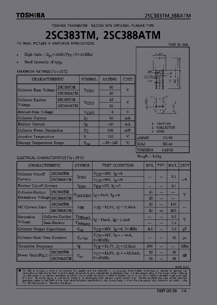 2SC383_42984.PDF Datasheet