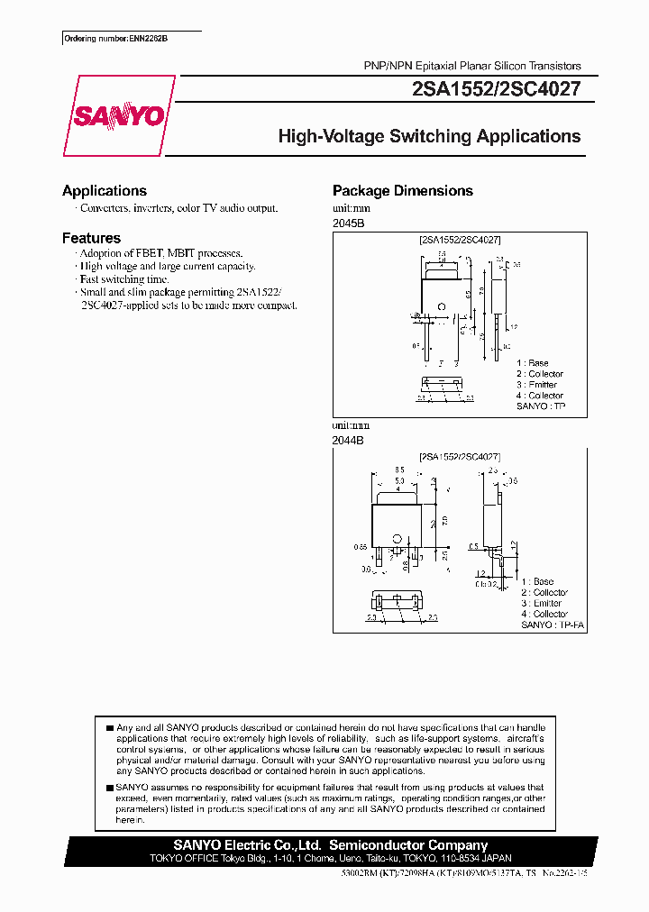 2SC4027_318340.PDF Datasheet