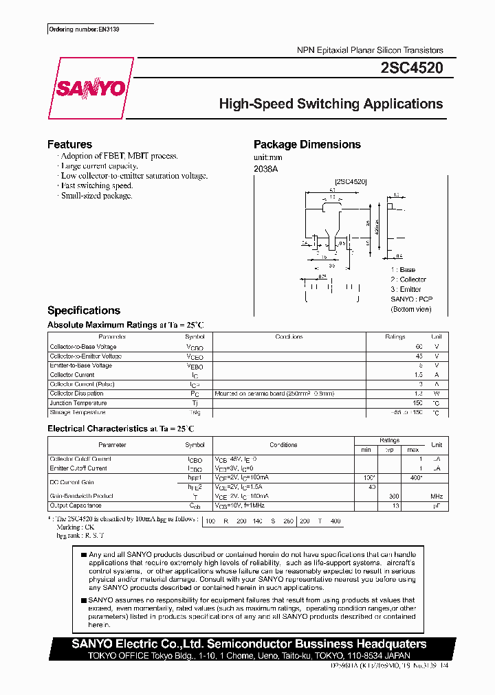 2SC4520_314434.PDF Datasheet