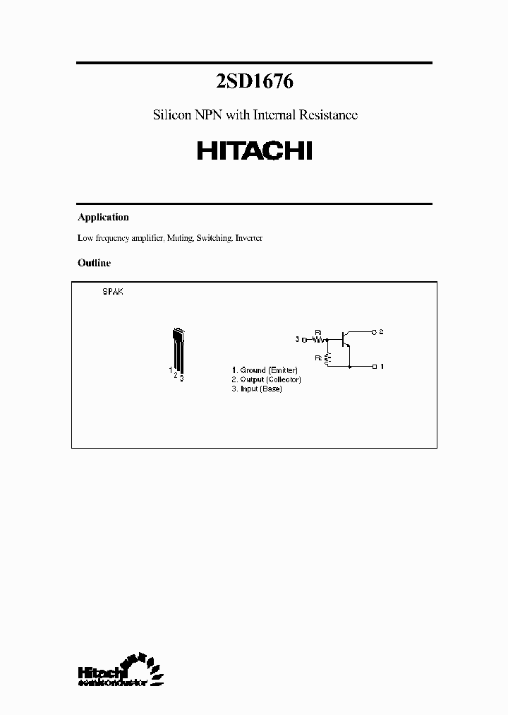 2SD1676_315322.PDF Datasheet