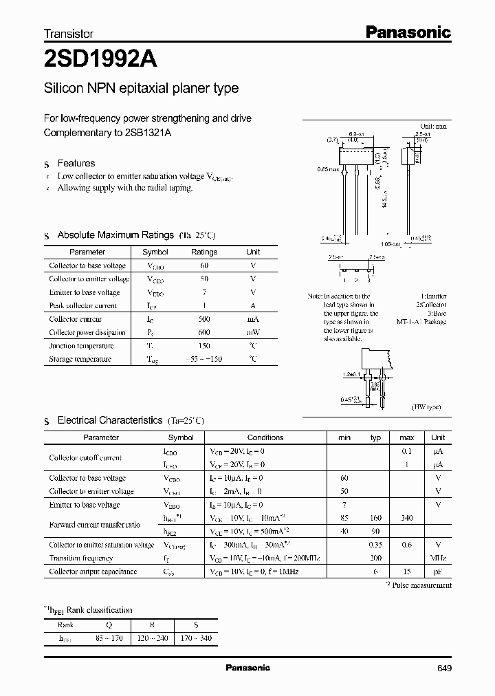 2SD1992A_356082.PDF Datasheet