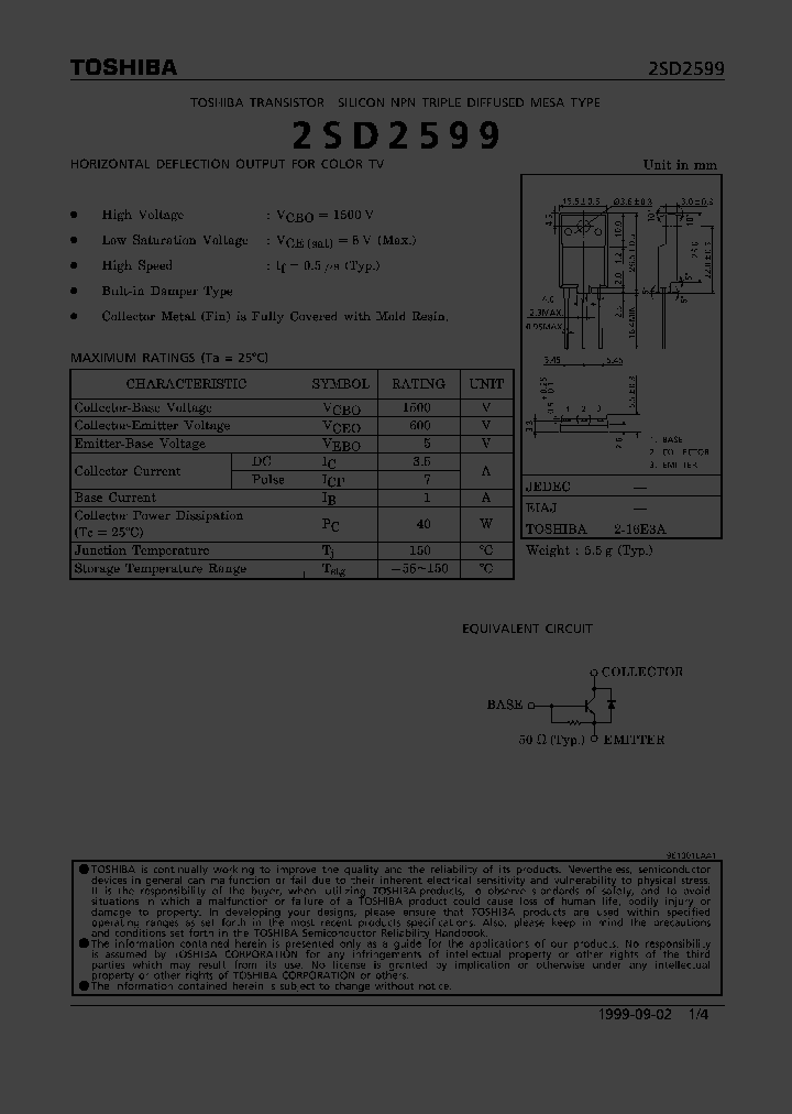 2SD2599_327627.PDF Datasheet