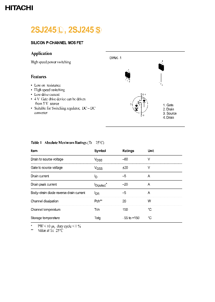 2SJ245_335859.PDF Datasheet