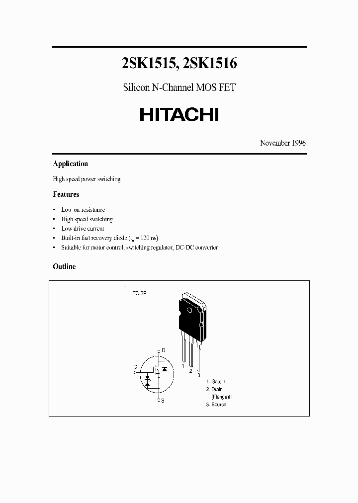 2SK1515_364227.PDF Datasheet