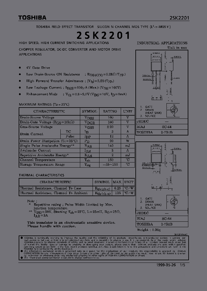 2SK2201_371626.PDF Datasheet