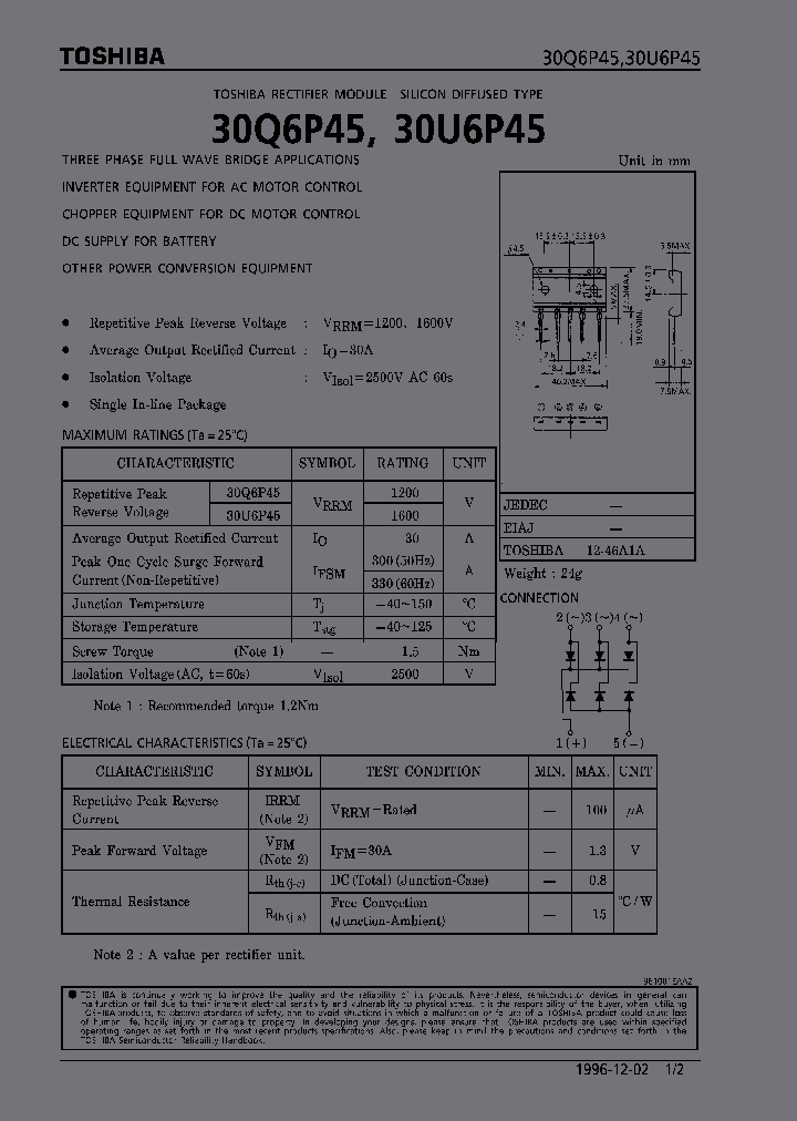 30Q6P45_317618.PDF Datasheet