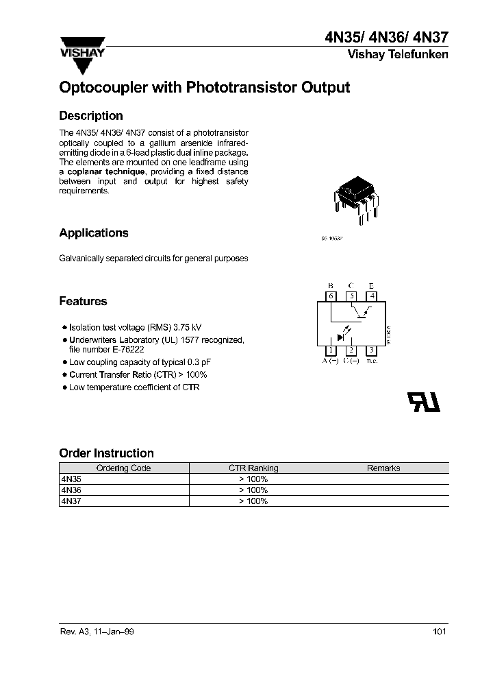 4N36_311946.PDF Datasheet