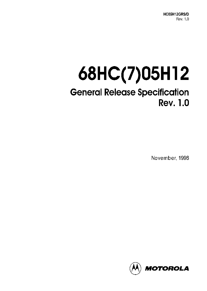 68HC705H12_326483.PDF Datasheet