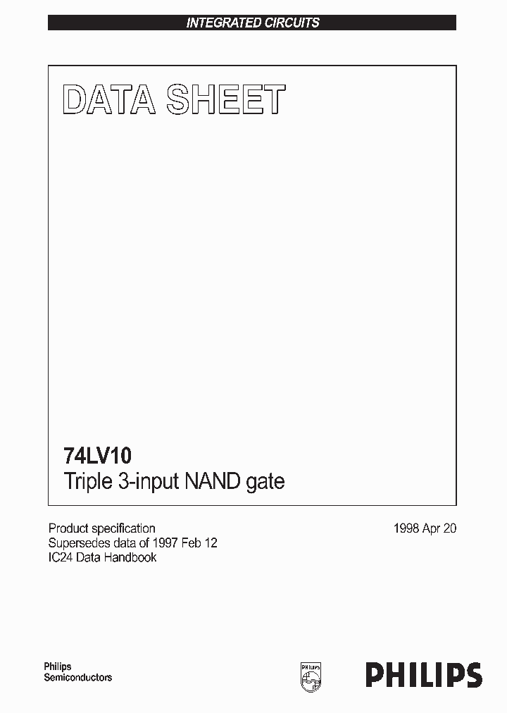 74LV10_367405.PDF Datasheet