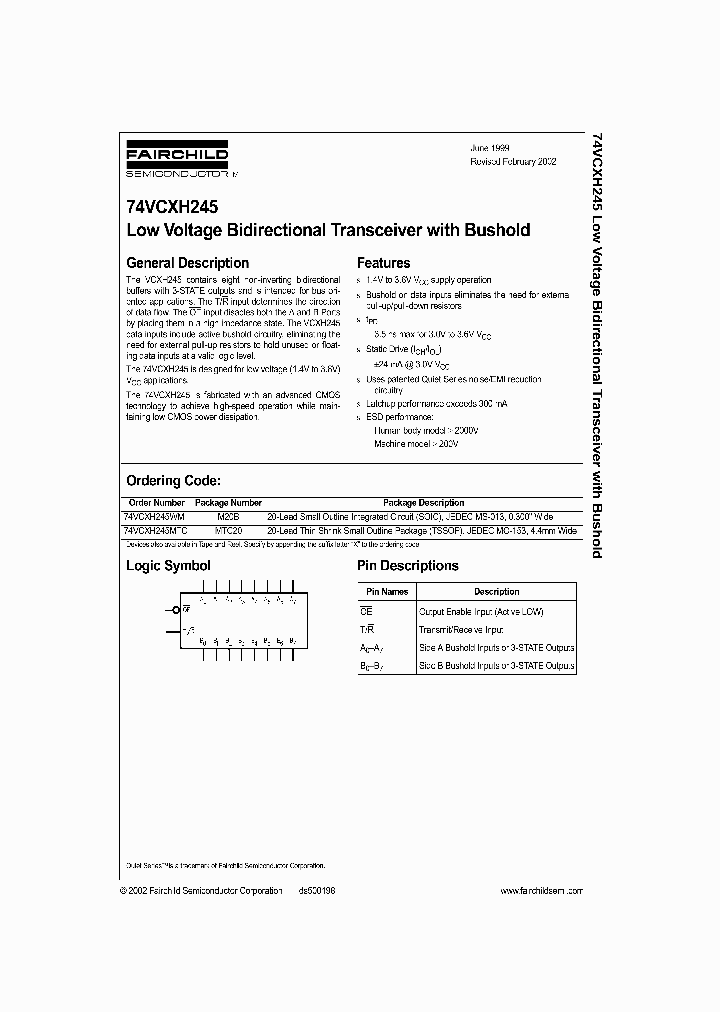 74VCXH245_356173.PDF Datasheet