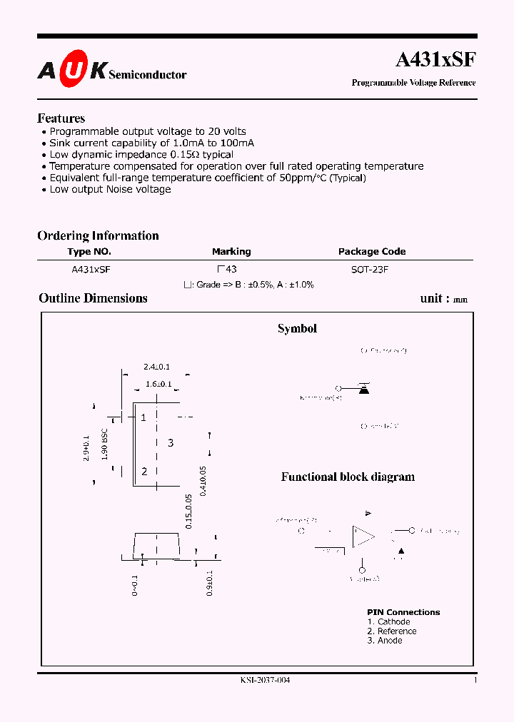 A431ASF_318039.PDF Datasheet