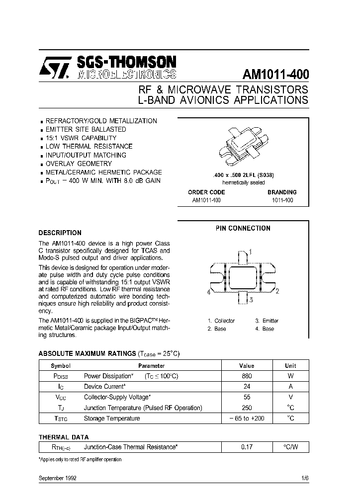 AM1011-400_326638.PDF Datasheet