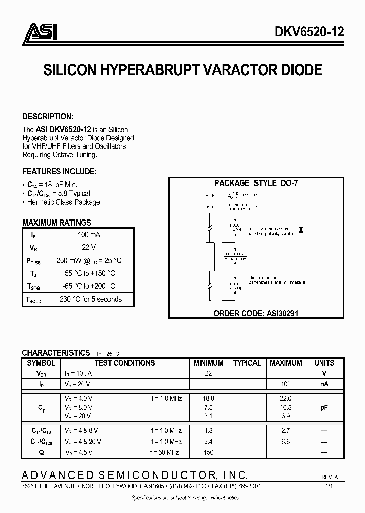 ASIDKV6520-12_362592.PDF Datasheet