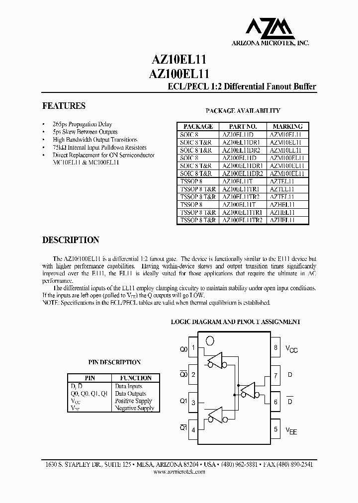 AZHEL11_199211.PDF Datasheet