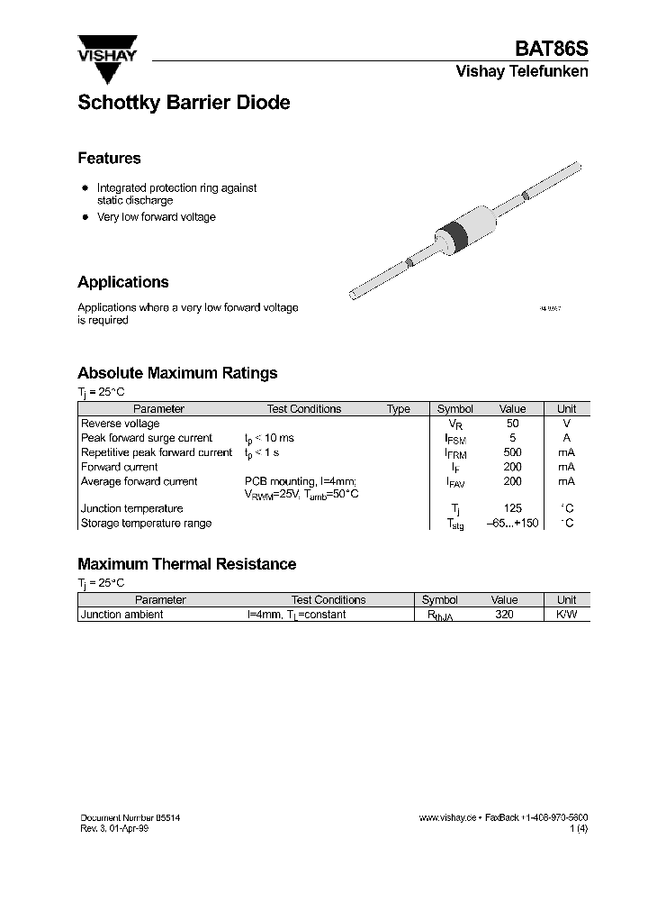 BAT86S_329459.PDF Datasheet