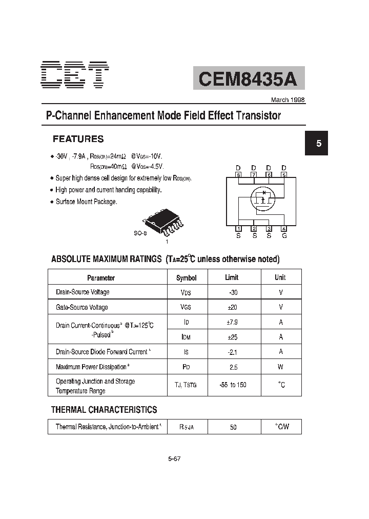 CEM8435A_311126.PDF Datasheet