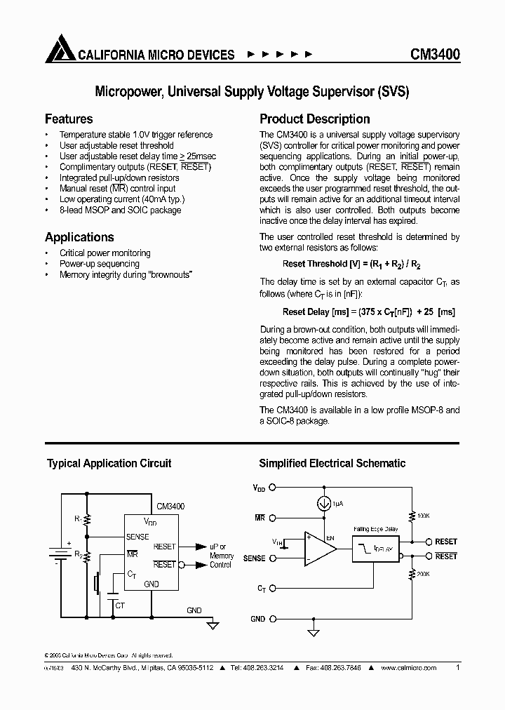 CM3400_358013.PDF Datasheet