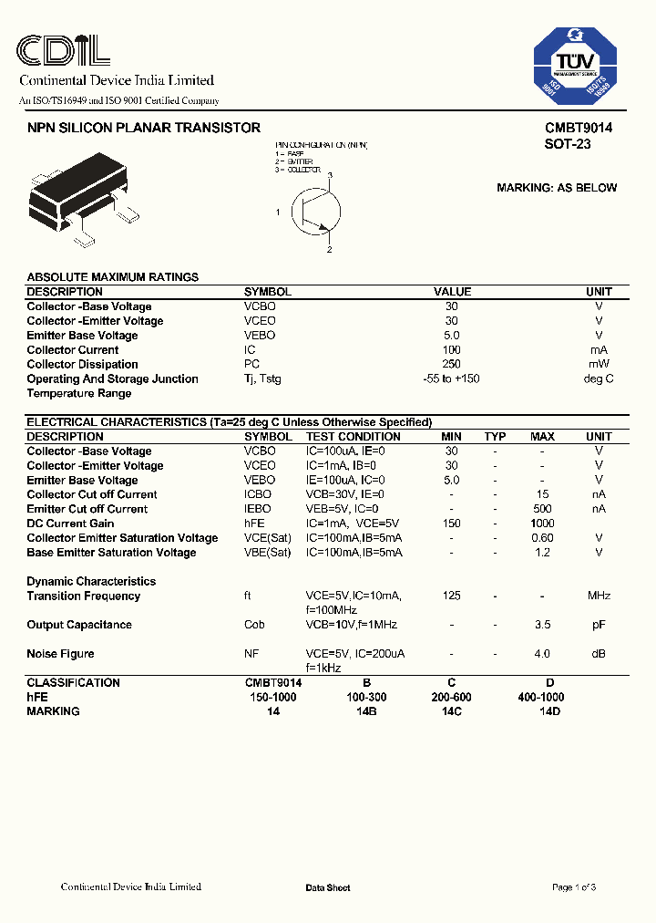 CMBT9014_321320.PDF Datasheet