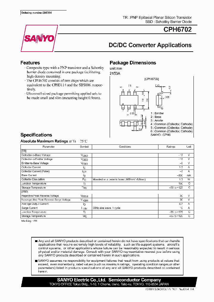 CPH6702_342259.PDF Datasheet