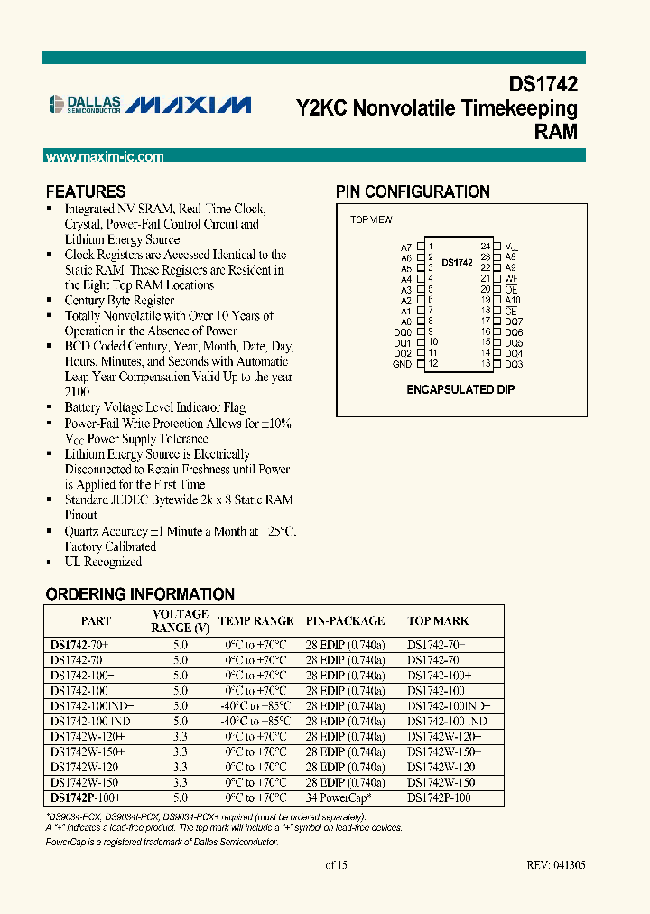 DS1742_334072.PDF Datasheet