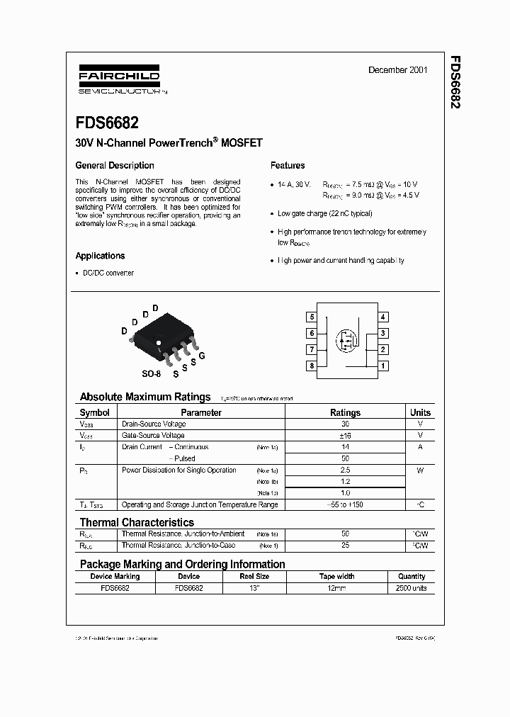 FDS6682_363386.PDF Datasheet