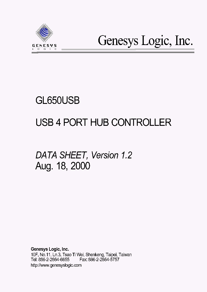 GL650USB_368159.PDF Datasheet