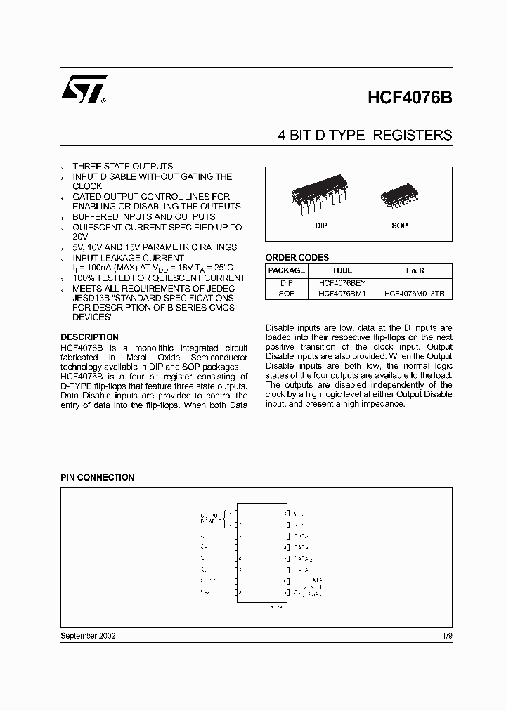 HCF4076_314652.PDF Datasheet