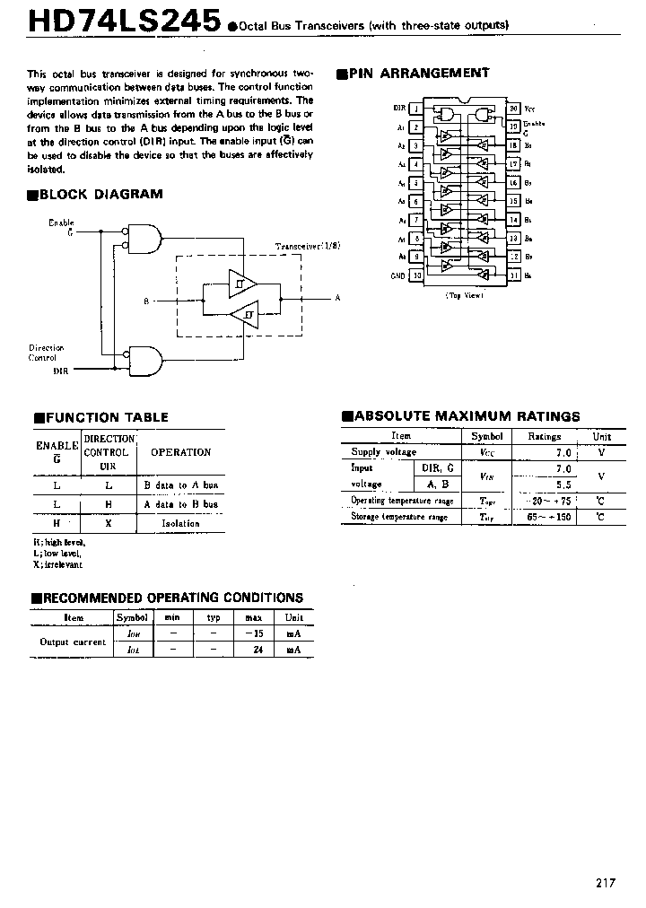 HD74LS245_19203.PDF Datasheet