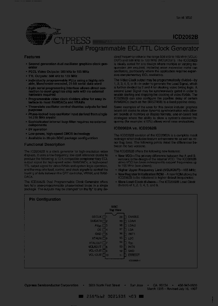 ICD2062B_181885.PDF Datasheet