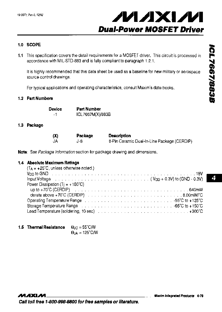 ICL7667MJA_367320.PDF Datasheet