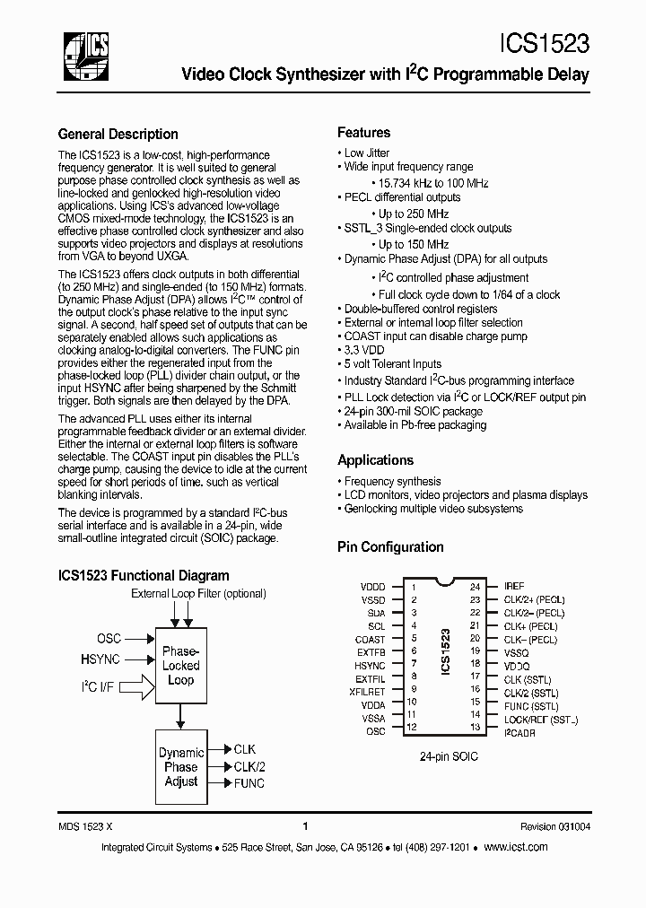 ICS1523_313694.PDF Datasheet