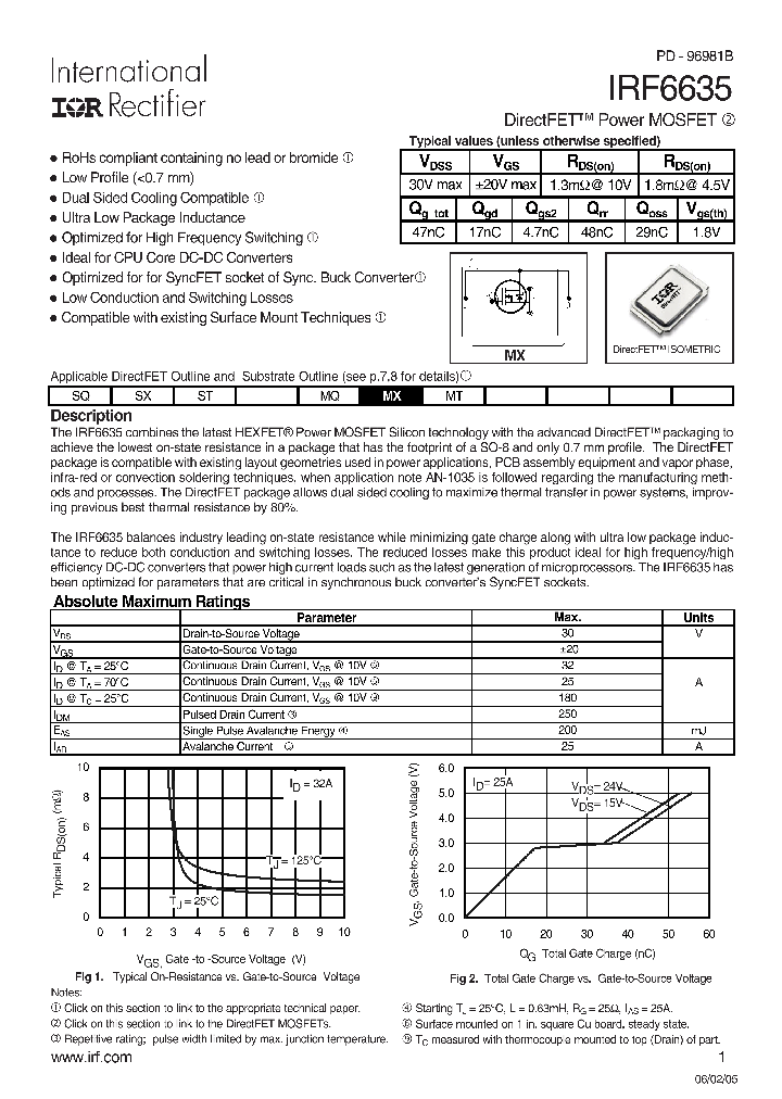 IRF6635_364088.PDF Datasheet