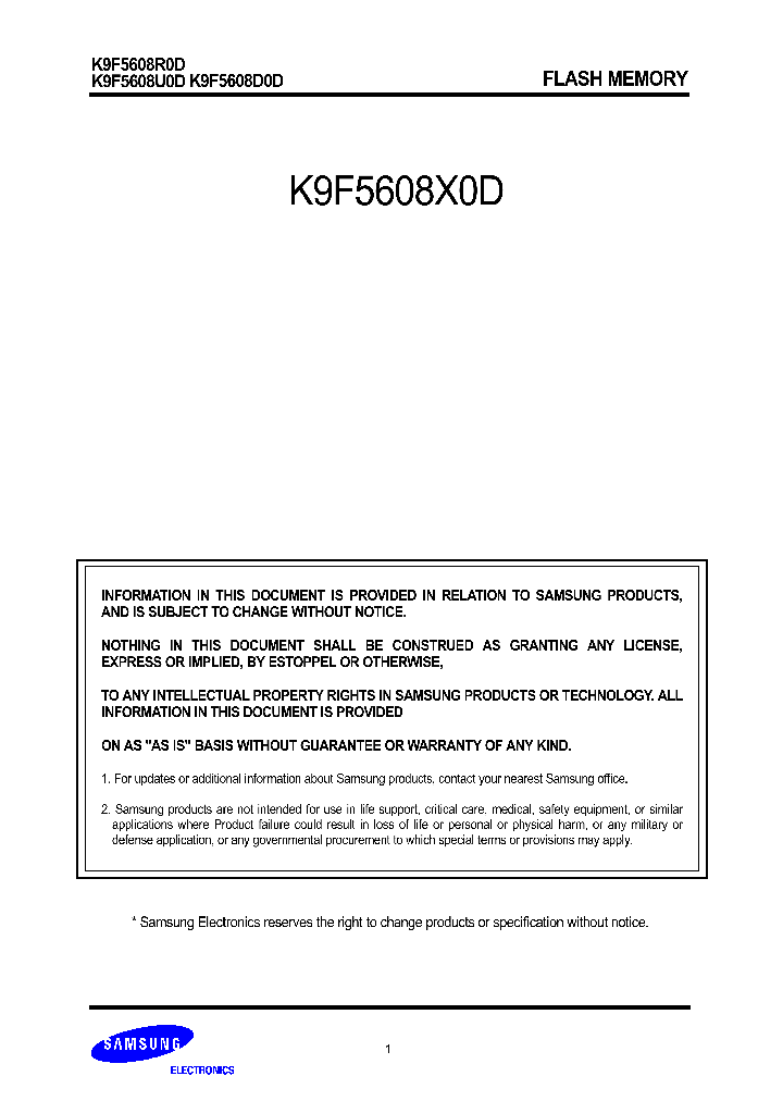 K9F5608U0D_381299.PDF Datasheet