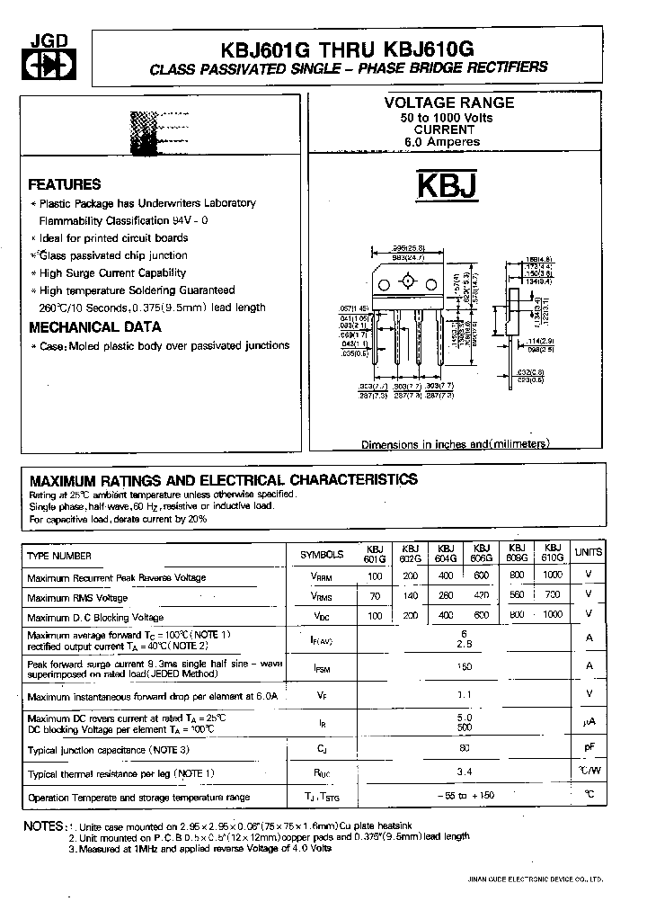 KBJ601G_325871.PDF Datasheet