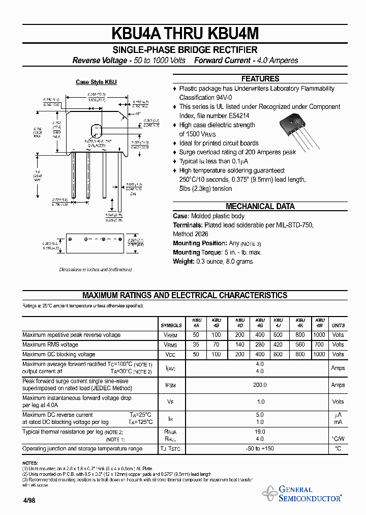 KBU4D_359320.PDF Datasheet