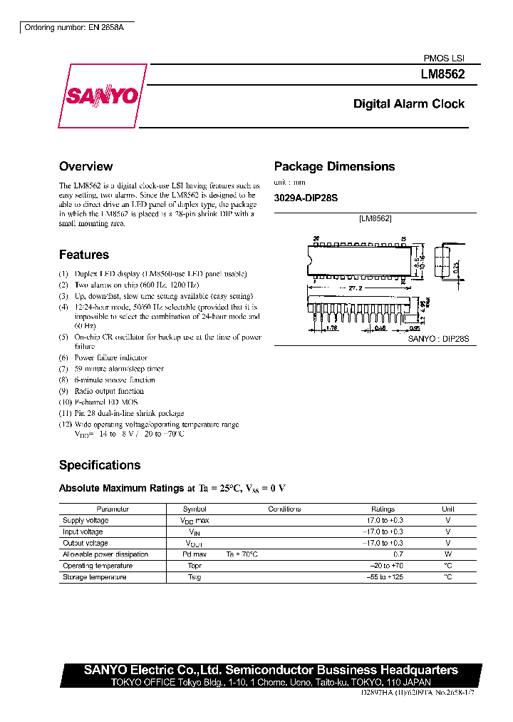 LM8562_79463.PDF Datasheet