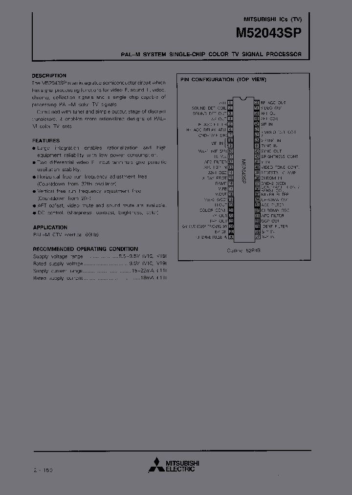 M52043SP_203609.PDF Datasheet