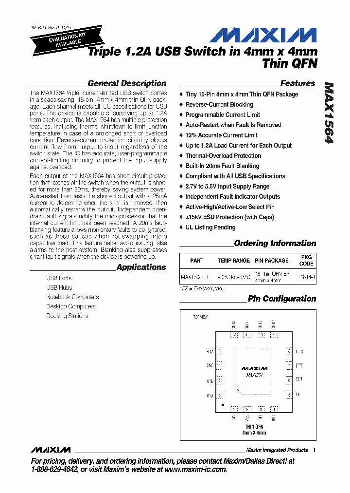 MAX1564_383267.PDF Datasheet
