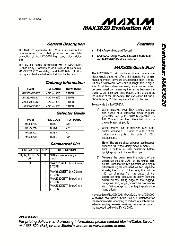 MAX3620EVKIT_306718.PDF Datasheet