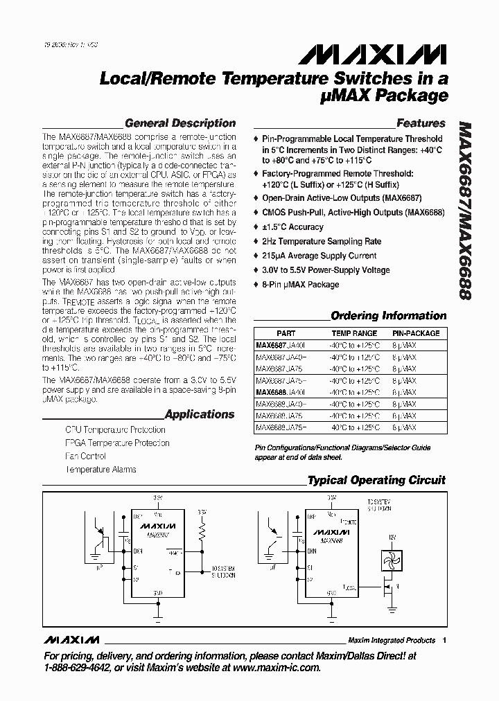 MAX6688_330531.PDF Datasheet