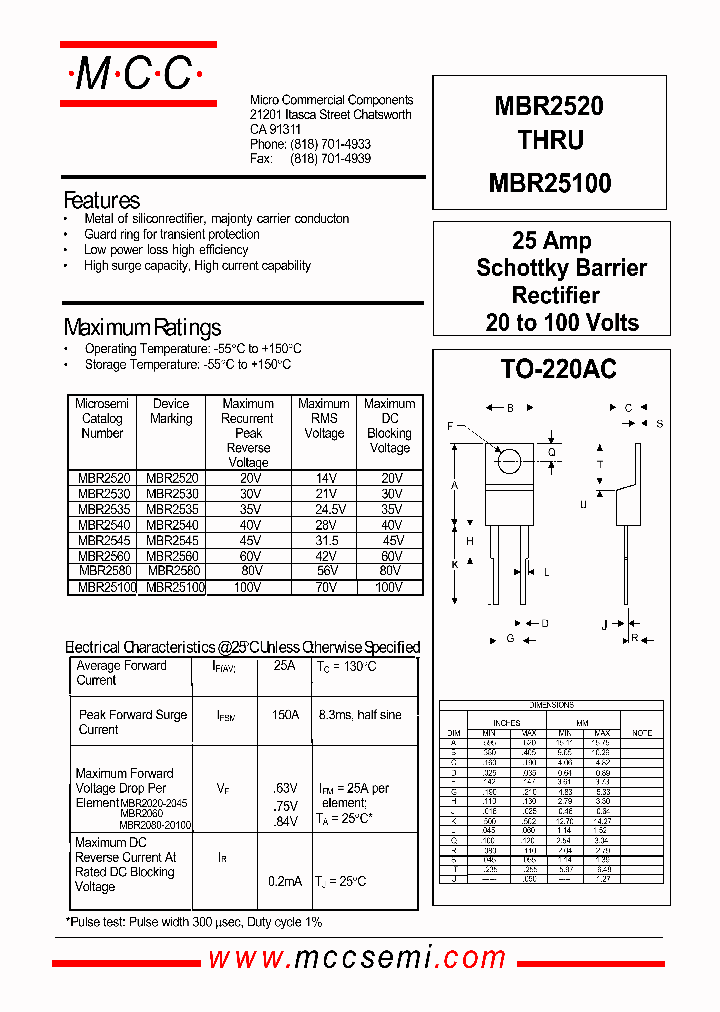 MBR2540_162940.PDF Datasheet