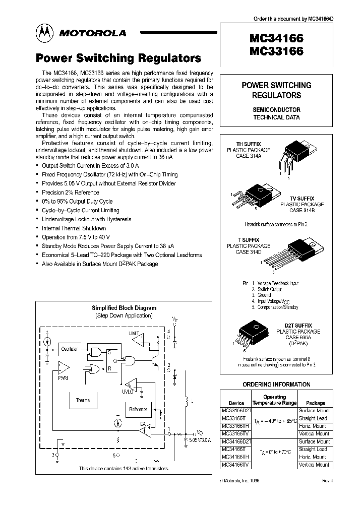 MC34166_82265.PDF Datasheet