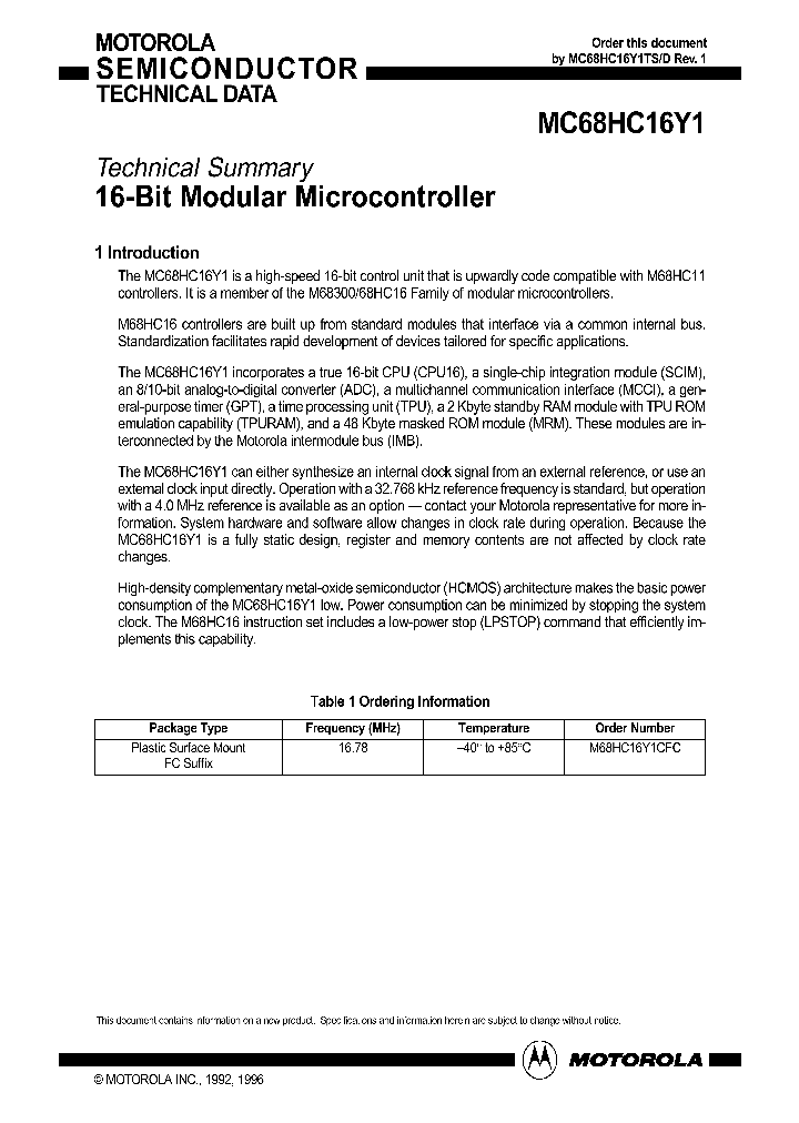 MC68HC16Y1_188657.PDF Datasheet