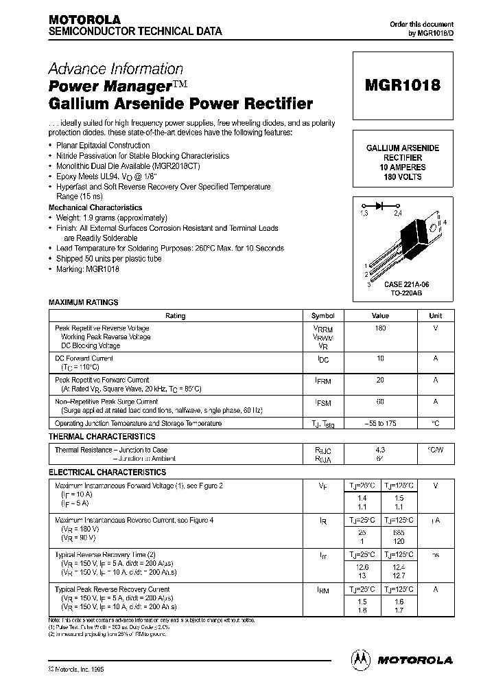 MGR1018D_337248.PDF Datasheet