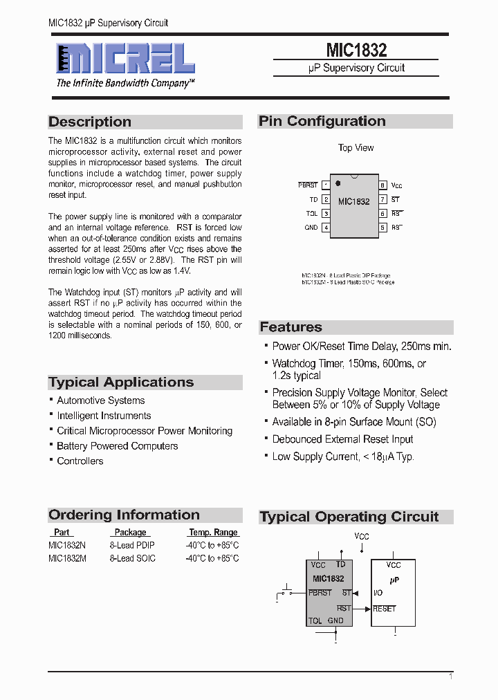 MIC1832_342260.PDF Datasheet
