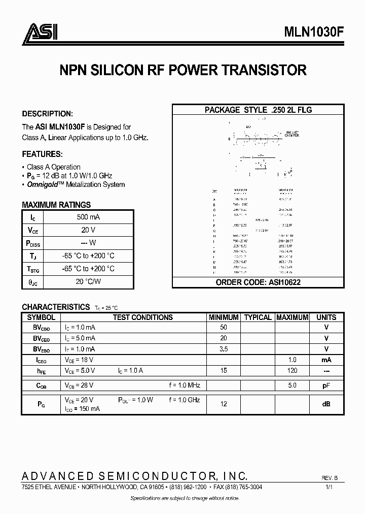 MLN1030F_358581.PDF Datasheet