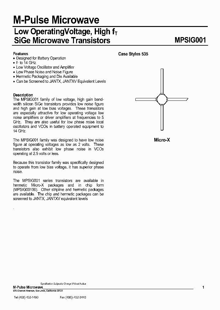 MPSIG001_370028.PDF Datasheet