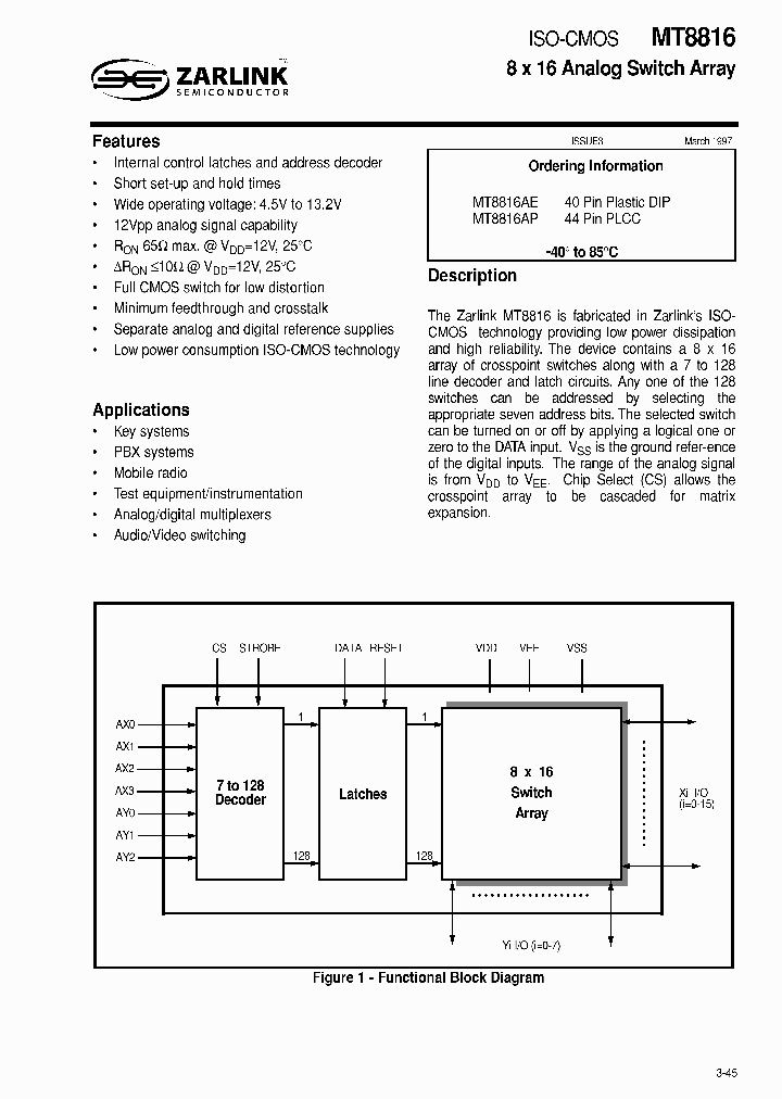 MT8816AE_346280.PDF Datasheet