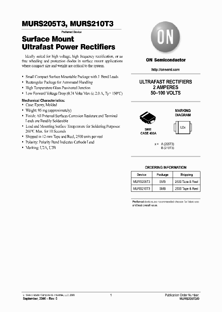 MURS205T3_306328.PDF Datasheet